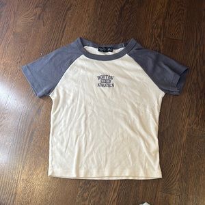 Y2K Boston Athletics Baby Tee